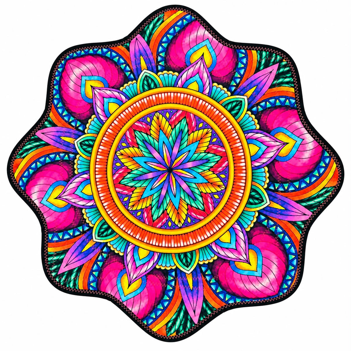 Mystic Bloom (8 Corner Double Side Dapo)