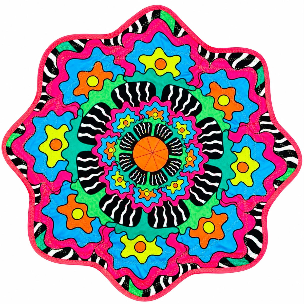 Tropical Bloom (8 corner double side dapo)