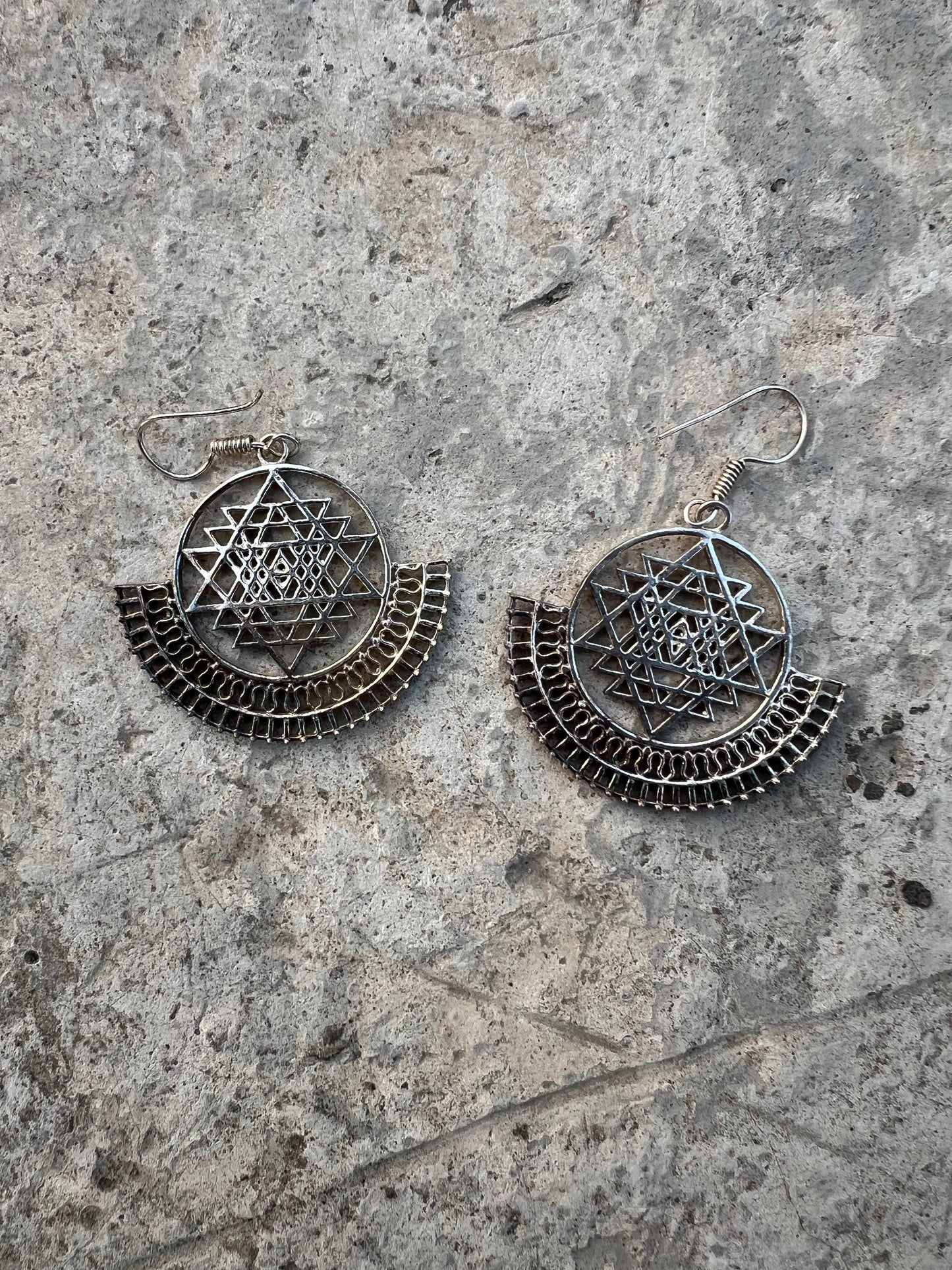 Sri Yantra Earring