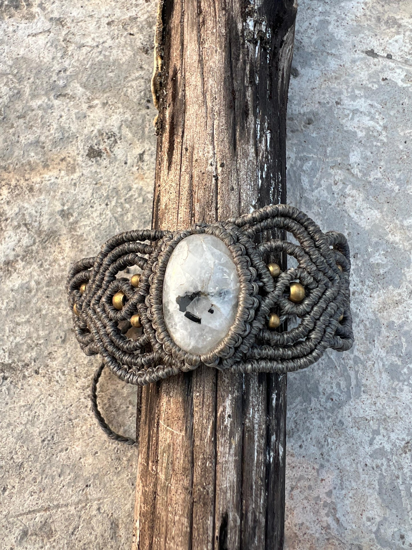 Ethereal Knot Macrame Bracelet