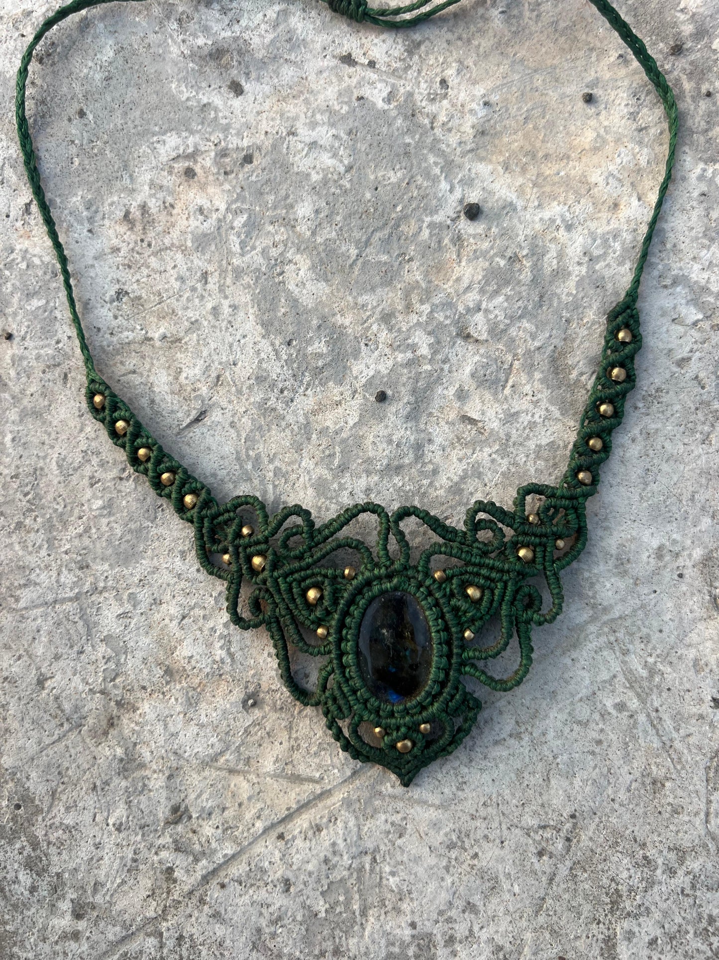 Ocean Spirit Macrame Necklace