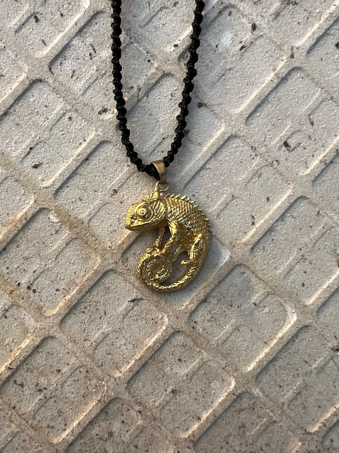 Chameleon Lizard Pendant