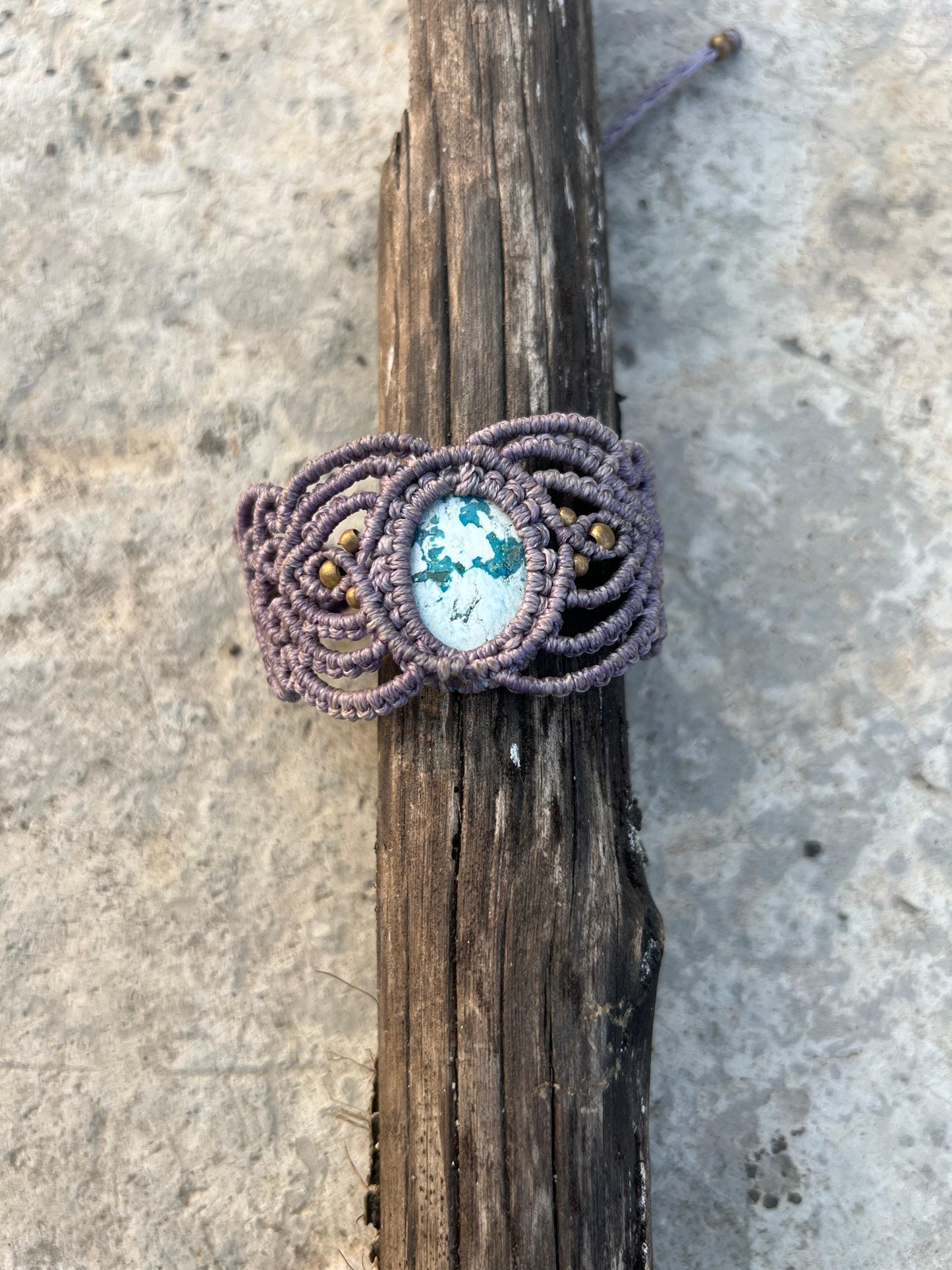 Celestial Roots Macrame Bracelet