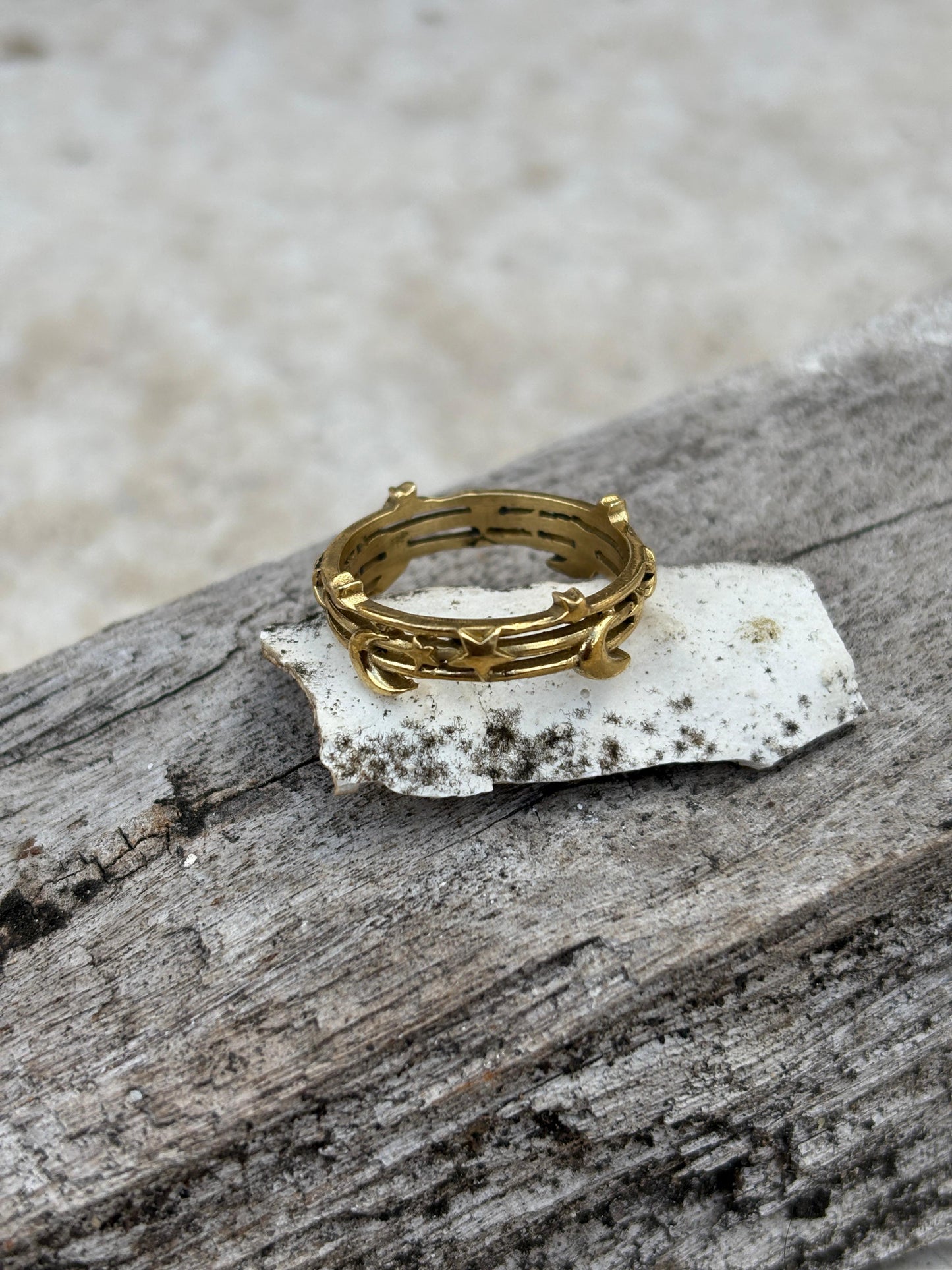 Star & Moon Stacking Ring