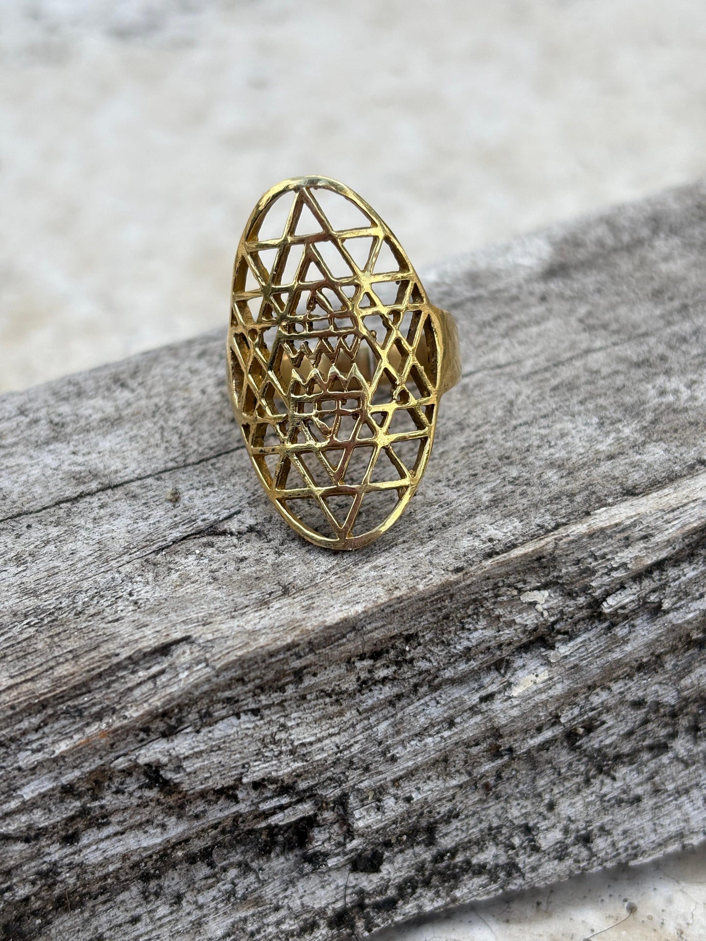 Sri Yantra Ring
