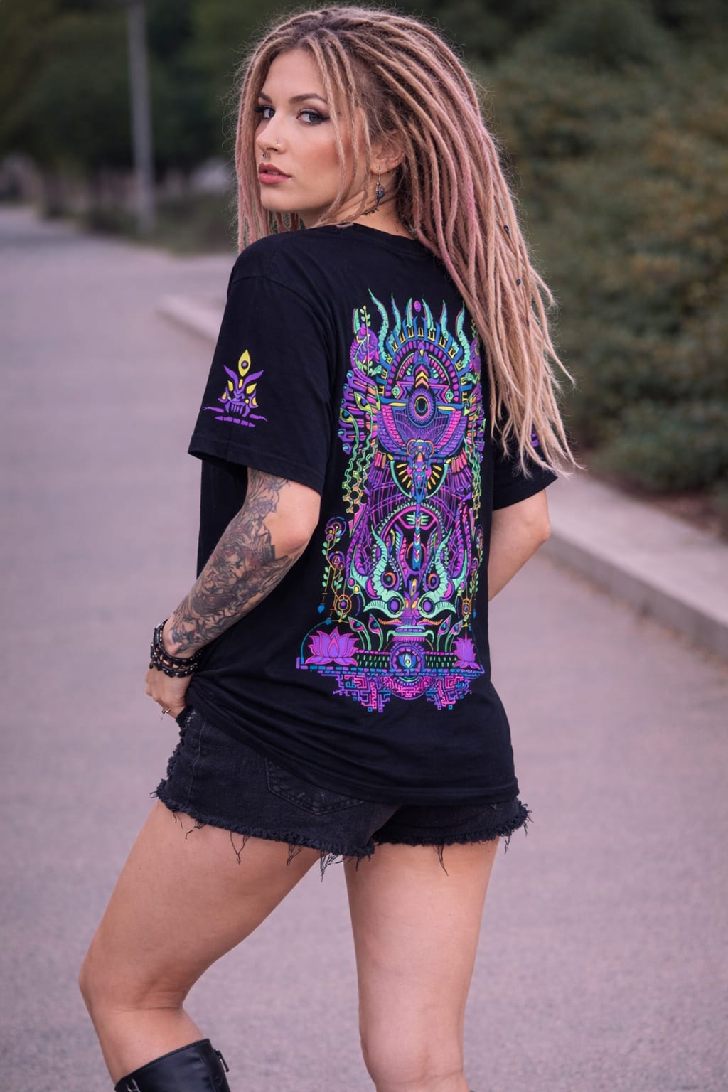 Third Eye Dominion (UV reactive tshirt)
