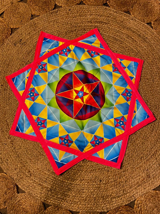 Chakra Bloom (UV Pink Border)