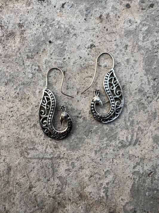Peacock Elegance Earing
