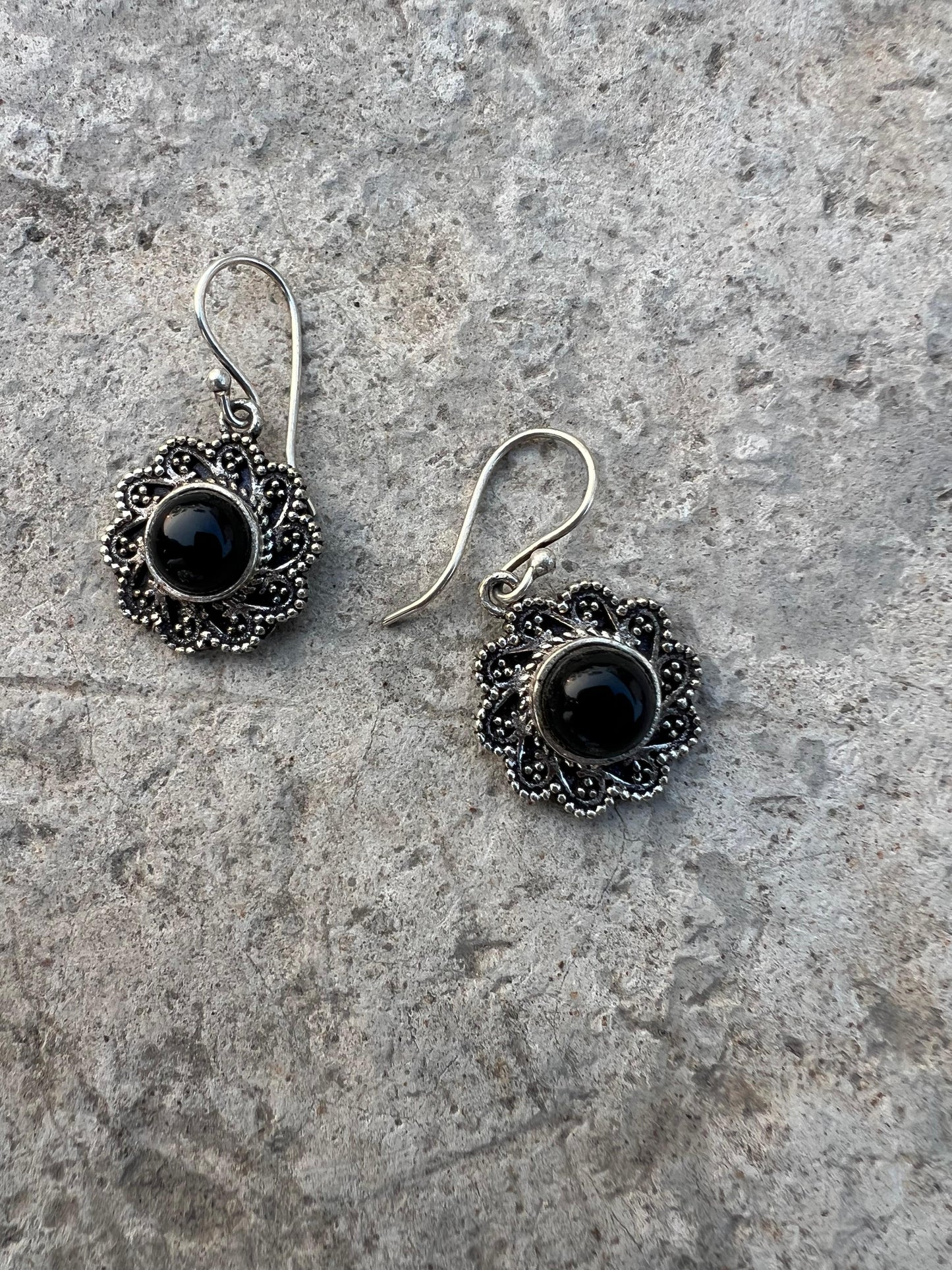 Stunning Mandala Silver Earing