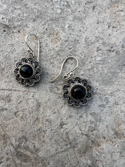 Stunning Mandala Silver Earing