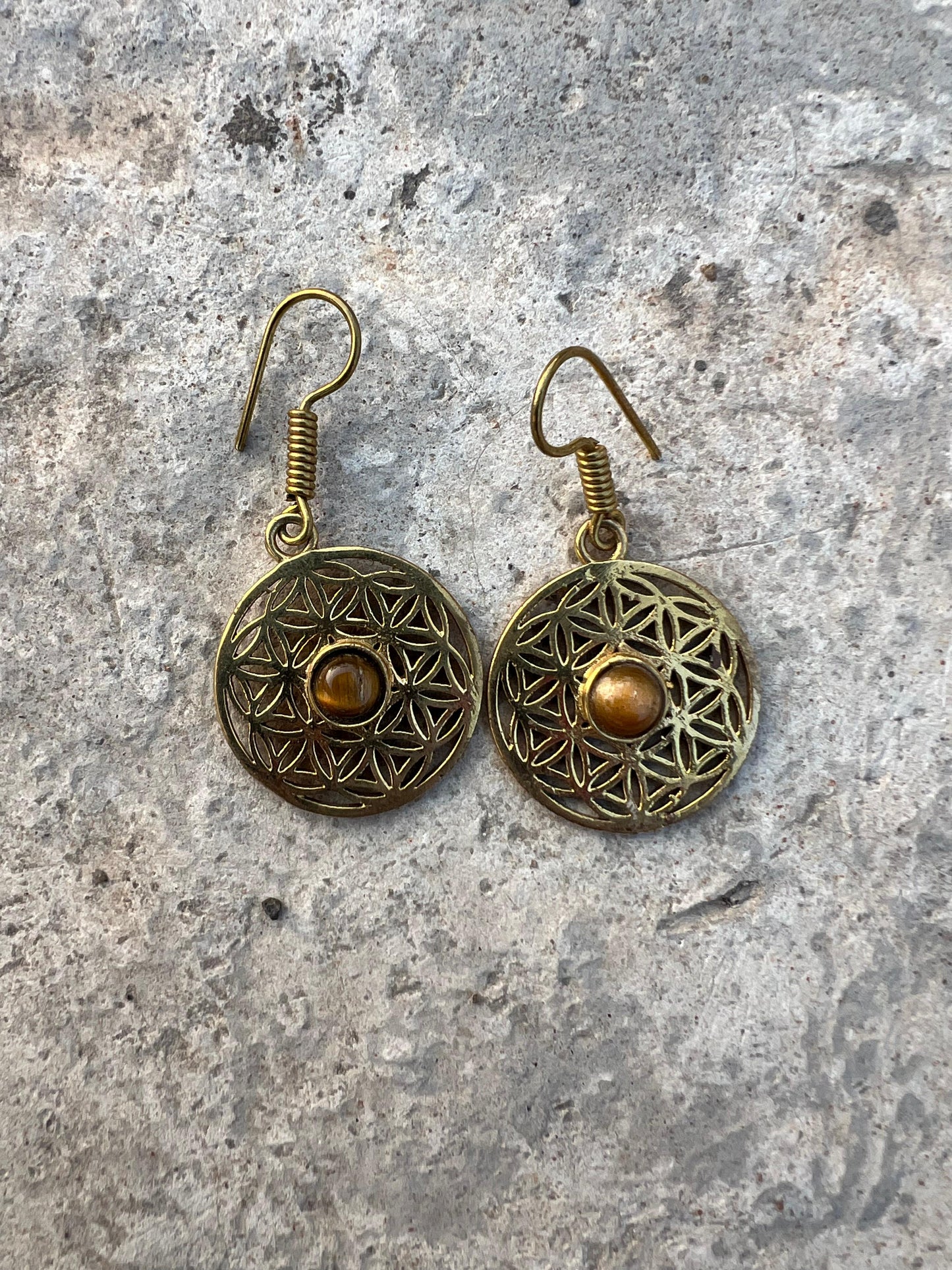 Golden Arc Earring