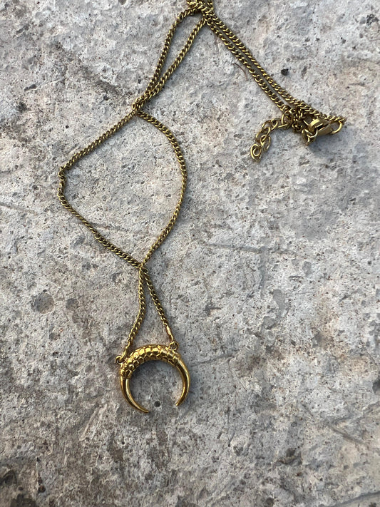 Mini Crescent Moon Pendant