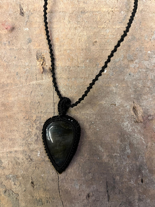 Coal Heart Pendant