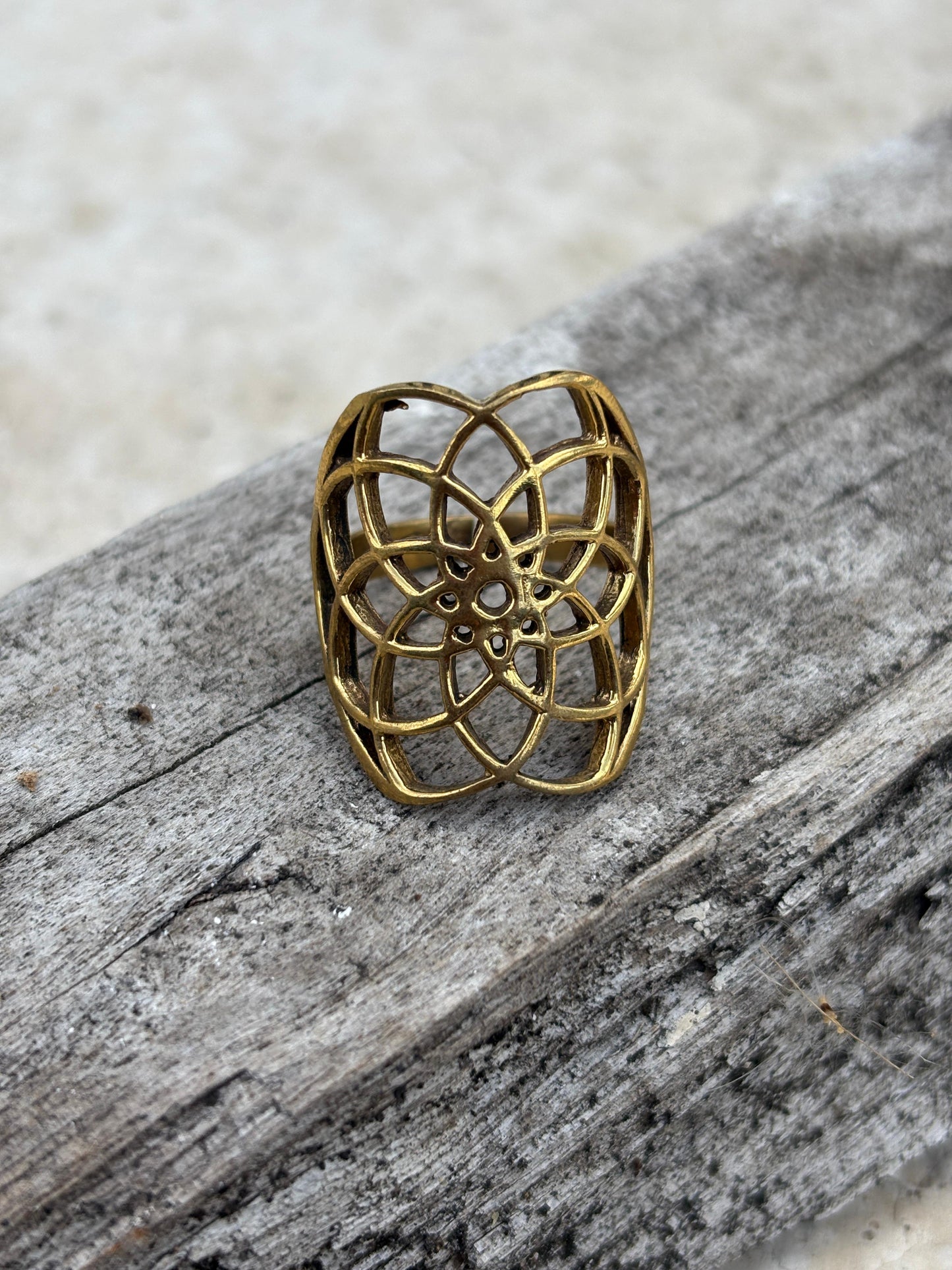 Flower Of Life Metraton Ring