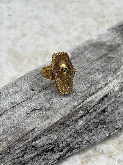 Coffin Poison Ring