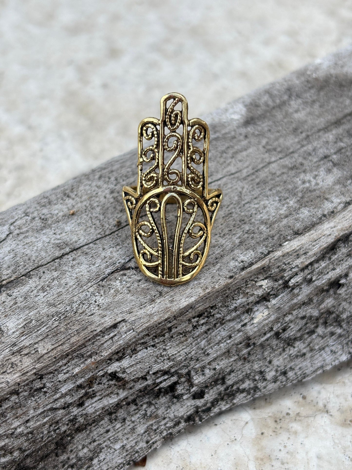 Hamsa Hand Ring