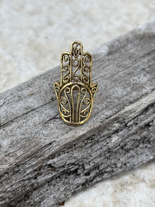 Hamsa Hand Ring