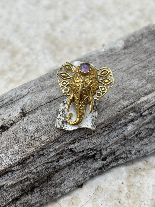 Elephant Head Ring
