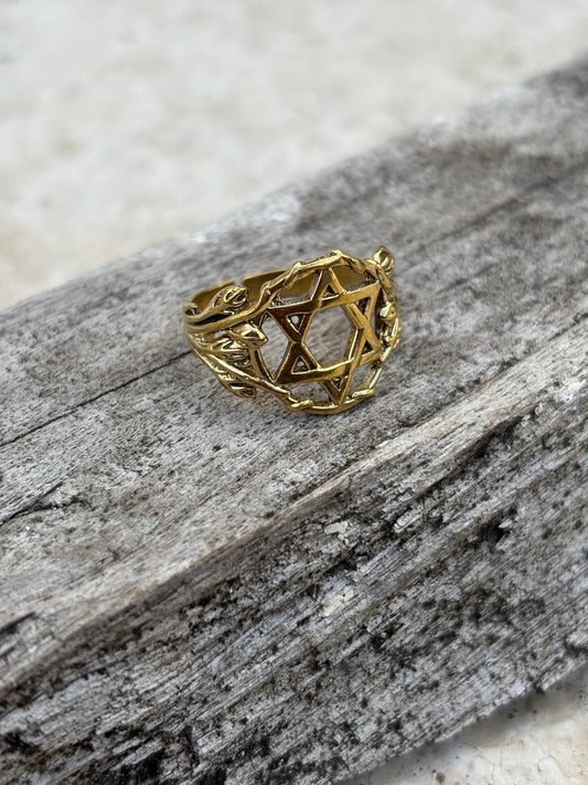Jewish Star Ring