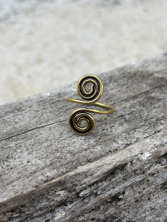 Double Coil Ring