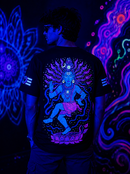 Cosmic Tandava (Uv reactive tshirt)