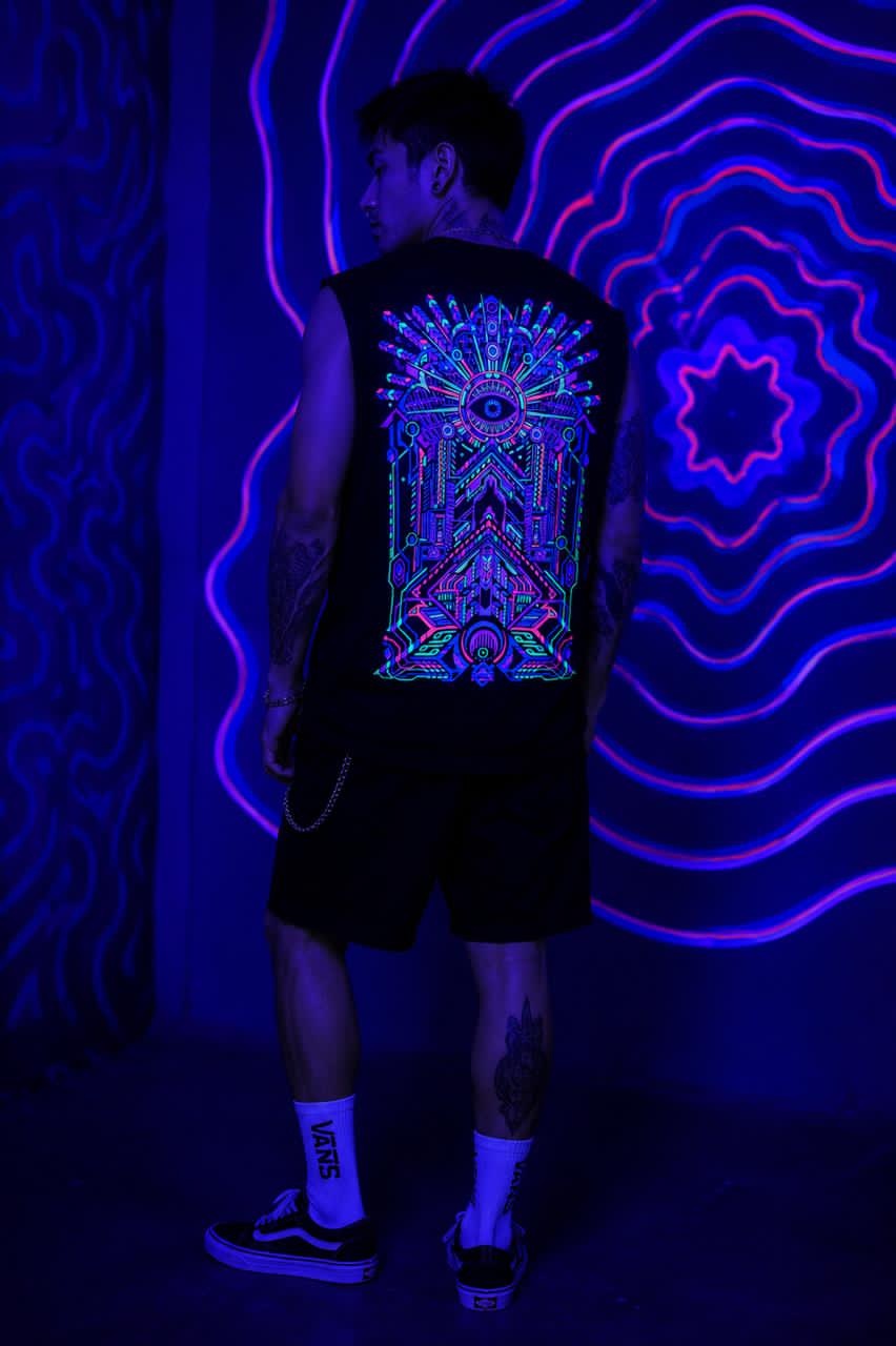 Neon Oracle (UV REACTIVE Tank top)