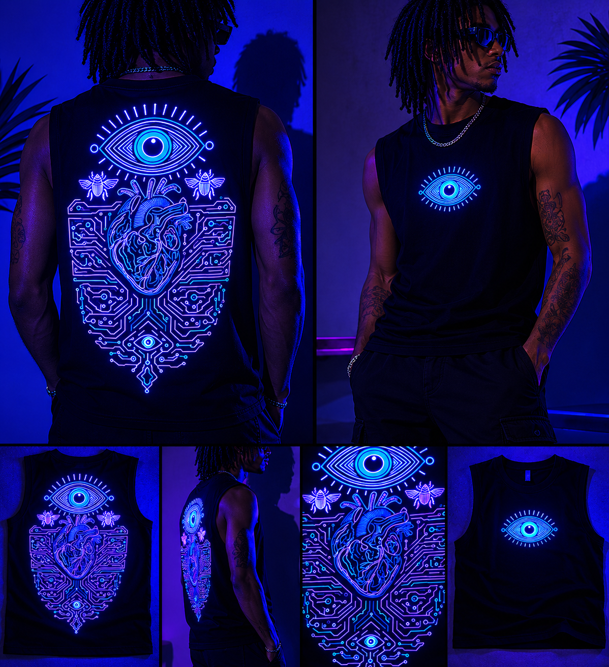 Heart Of Vision (UV Reactive Tshirt)