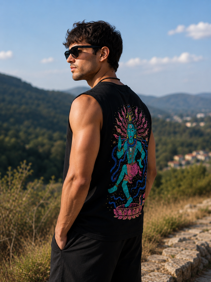 Cosmic Tandava (UV REACTIVE TANK TOP)
