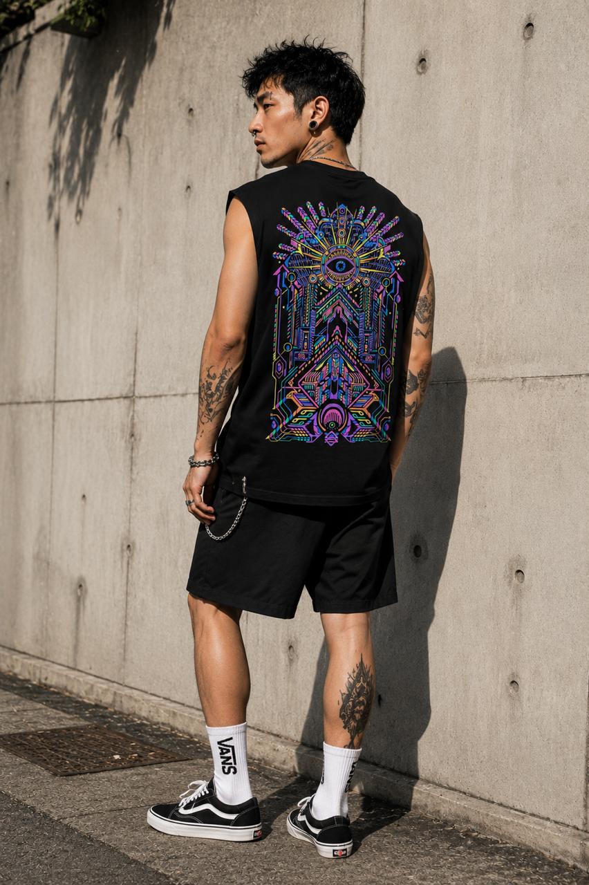 Neon Oracle (UV REACTIVE Tank top)