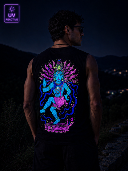 Cosmic Tandava (UV REACTIVE TANK TOP)