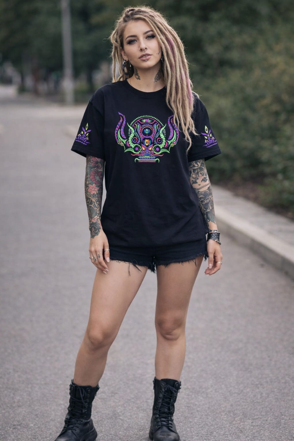 Third Eye Dominion (UV reactive tshirt)
